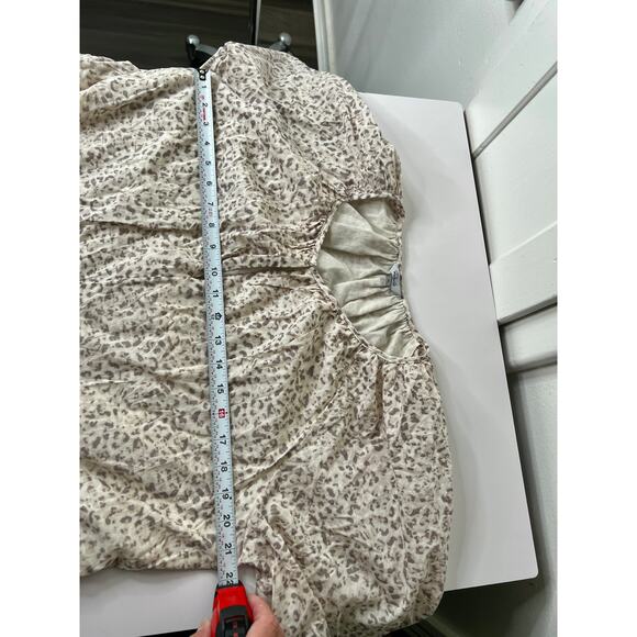 Rails Size XL Cotton Mini Clarissa Dress Watercolor Cheetah - Picture 15 of 16